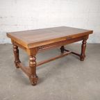 Uitschuifbare Eikenhouten Tafel thumbnail 5