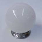 Art Deco Plafondlamp Met Ronde Glazen Bol thumbnail 4