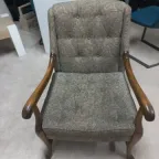 Jaren 50 Hollandse Fauteuil Originele Stof thumbnail 5