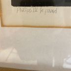 Ondine De Kroon Kunstwerk. Linoleum Snede. Top Kunst. Genummerd. In Hotel New York Gehangen thumbnail 3