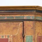 Antieke Beschilderde Bruidskast 1764 thumbnail 13