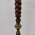 Vintage Messing Rococo Staande Kapstok Hollywood Regency Hall Tree 9 thumbnail 5