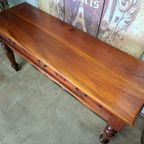 Klassieke Mahoniehouten Sidetable, Wandconsole Haltafel, Geb thumbnail 5