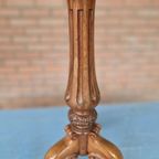 Antieke Wijntafel Plantentafel Ronde Bijzettafel thumbnail 13
