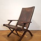 Brutalist Folding Chair Van Angel Pazmino 1974 thumbnail 10