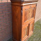 Hollandse Antieke Secretaire À Abbatant thumbnail 2