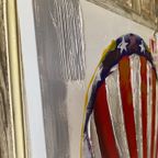 Cobra Art. Balloon. Gesigneerd. Canvas. Acryl Werk. 1X1M thumbnail 9