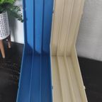 Vintage Lp-Houders Platenhouders Blauw Wit thumbnail 2