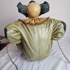 Limited Edition Big Decorative Clown Hanging Figure Jun Asilo Polychrome thumbnail 7