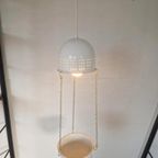 Vintage Woja Design Lamp Met Bloempot thumbnail 3