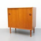 Vintage Dressoir Met Schuifdeuren Teak Deens thumbnail 10