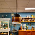 Vintage Peill Putzler Hanglamp Plafondlamp Glas thumbnail 5