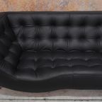 Exclusieve Zwarte Leren Montis Quintus Design Chaise Longue thumbnail 9