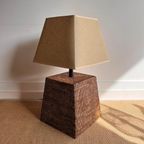 Xxl Rotan Rieten Lamp Birma Vintage thumbnail 11