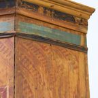 Antieke Beschilderde Bruidskast 1764 thumbnail 1