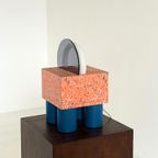 Bijzondere Memphis Tafellamp In De Stijl Van Sottsass thumbnail 17