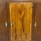 Art Deco Dressoir Kast Jaren 30 Met Marmeren Blad Design thumbnail 6