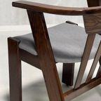 Brutalist Eettafelstoelen Vintage Eetkamerstoelen Prijs P/st thumbnail 2
