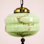 Antieke Vintage Art-Deco Hanglamp thumbnail 4