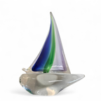 Murano Glass / Sailing Boat / 1980s thumbnail 4