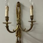 2X Wandlicht Regency Stijl Verguld Brons thumbnail 12