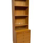 Vintage Kast Boekenkast Wandkast Jaren 60 Eiken Design thumbnail 13