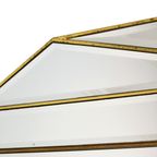 Grote Facetgeslepen Deknudt Spiegel Xl Hollywood Regency Design thumbnail 6