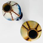 Art Deco Thulin Druipglazuur Vaasjes Keramiek thumbnail 7