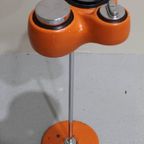 Vintage Sigarettenhouder, Rookwarenstandaard - Jaren '70, Oranje thumbnail 5