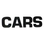 Grote Metalen Letters Cars Zwart Gelakt Reclame Mancave thumbnail 3
