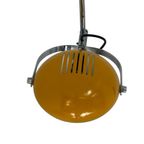 Herda - Space Age Wall Lamp - Yellow Shade, Black Base And Chromed Upright (rare Model) thumbnail 5