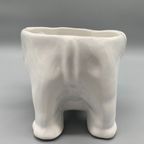 Grote Bloempot Olifant Wit thumbnail 5