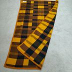 Aabee Dralon Deken/Plaid Bruin, Zwart, Geel Geblokt thumbnail 7