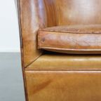 Geweldige, Unieke Vintage Schapenleren Design Fauteuil Van Bart Van Bekhoven thumbnail 7