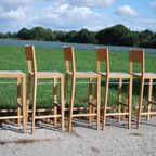 Barkruk Hout Hutten 5 Stuks thumbnail 10