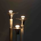 Franse Mid-Century Driepoot "Trompet" Stalamp Met 3 Lichtpunten, 1970S thumbnail 7