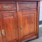 Kersenkleurige Eiken Dressoir, 175 Cm Breed, Topkwaliteit thumbnail 3