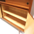 Groot Vintage Hoog Dressoir / Highboard Gemaakt In De Jaren '60 thumbnail 4