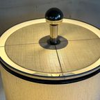 Elegant Table Lamp In Chrome And Silk, Germany 1960 thumbnail 5