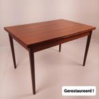 Mid-Century Deens Design Eettafel | Teak | Vintage 1960S Uitschuif Tafel | Volledig Gerestaureerd thumbnail 2