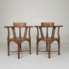 Set Van 2 Hoekstoelen In Teak, Jaren '80 thumbnail 8
