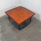 Mid Century Teak Square Coffee Table, 1960S thumbnail 4