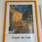 Grote Vintage Kunstposter Van Gogh (Arles) In Gele Lijst thumbnail 3
