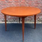 Scandinavische Vintage Teakhouten Ronde Tafel Jaren ‘60 thumbnail 8