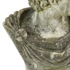 Prachtige Verweerde Apollo Buste Tuinbeeld Gegoten Steen 65cm thumbnail 5