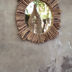 Bazar Bizar | De Driftwood Halo Spiegel - Naturel - M thumbnail 4