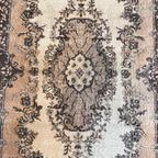 Bruin En Roze Vintage Yuruk Vloerkleed 112 X 207 Cm, 1970'S thumbnail 6