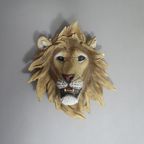 Resin / Epoxy Wall Lion Head 55 X 55 X 30 Cm Depth thumbnail 4