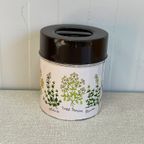 Vintage Planten Blik Pot Met Deksel thumbnail 3