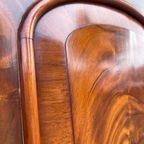 Heel Mooi Antiek Engels Mahonie Driedelig Kabinet, Met Planken En 3 Lades, 210 Cm Hoog thumbnail 17